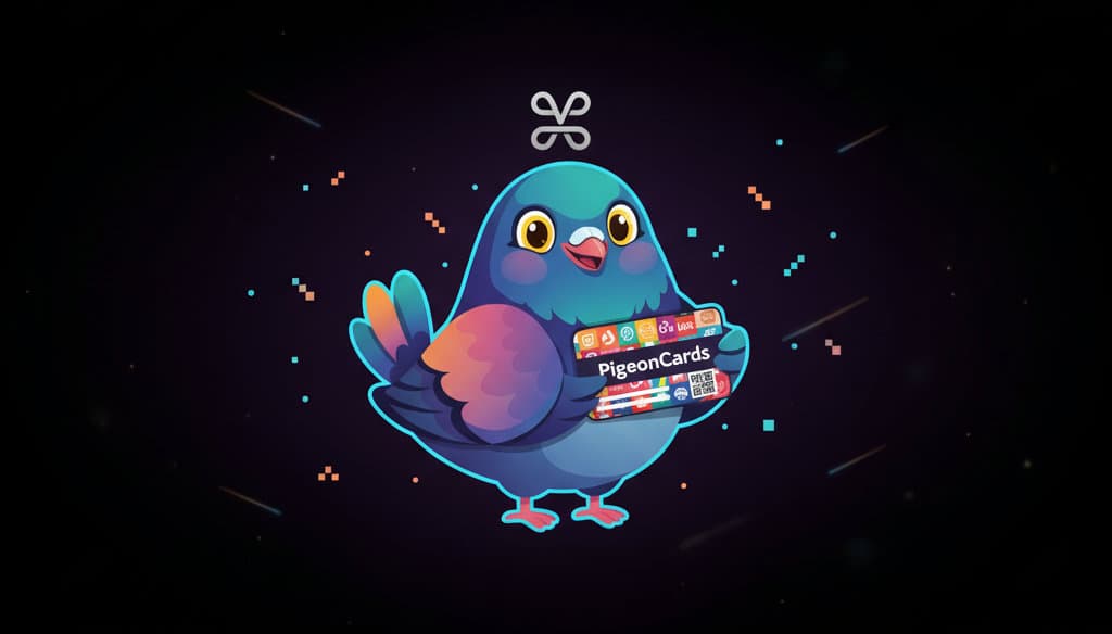 Pigeon Cards App Interface